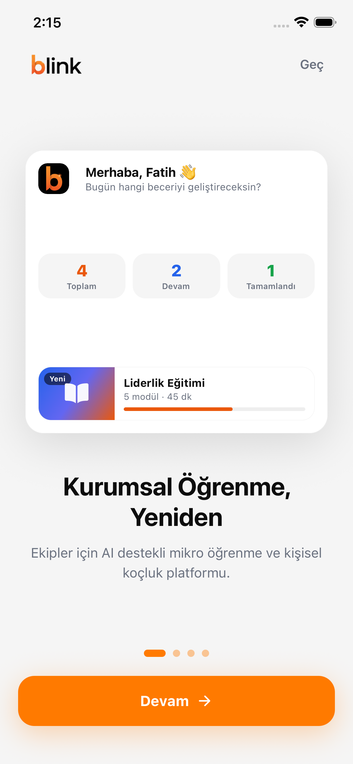 iOS app